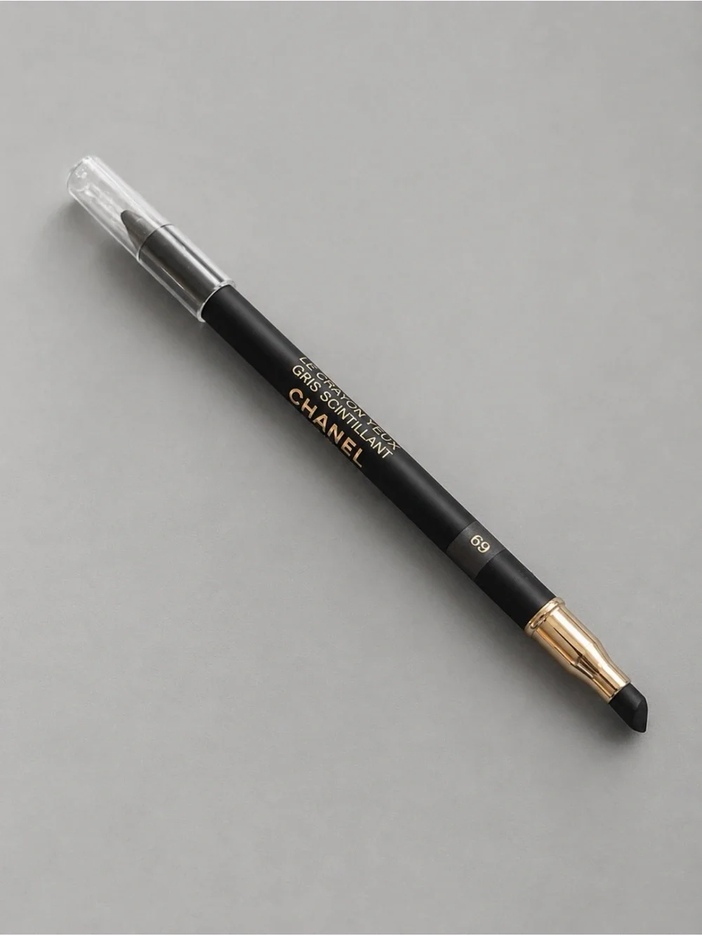 CHANEL Le Crayon Yeux Eyeliner 69 Gris Scintillant Metallic Grey